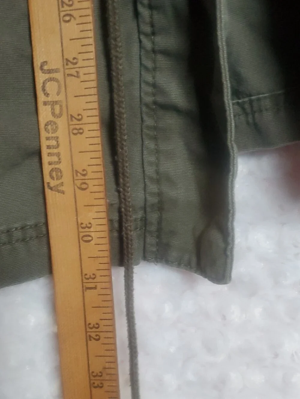 Universal Thread Army Green Utility Jacket with Drawstring Waist Size XL